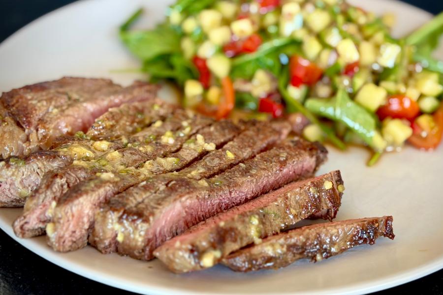Rumpsteak s kovbojským máslem